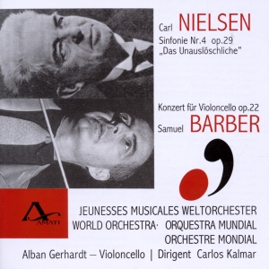 Nielsen & Barber - Symphony No.4 & Concerto For Cello i gruppen CD / Klassiskt hos Bengans Skivbutik AB (5633068)