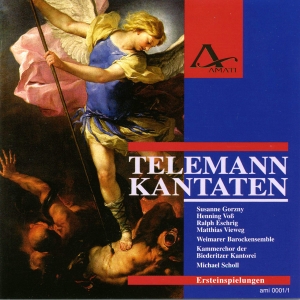 Telemann G P - Cantatas Twv 1:1328,1:1313,1:254 i gruppen CD / Klassiskt hos Bengans Skivbutik AB (5633069)