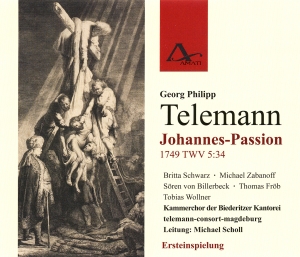 Telemann G P - St John Passion Twv 5:34 i gruppen CD / Klassiskt hos Bengans Skivbutik AB (5633089)