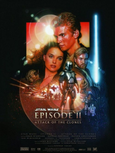 Movie Poster - Star Wars Episode 2 Attack Of The Clones 91,5 X 61 Cm i gruppen ÖVRIGT / BW-Poster hos Bengans Skivbutik AB (5634313)