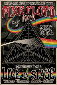 Pink Floyd - 1972 Tour 91,5 X 61 Cm i gruppen ÖVRIGT / BW-Poster hos Bengans Skivbutik AB (5634367)