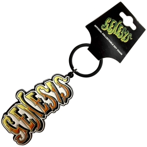 Genesis - Orange Classic Logo Keychain i gruppen MERCHANDISE / Nyckelring / Pop-Rock hos Bengans Skivbutik AB (5634382)