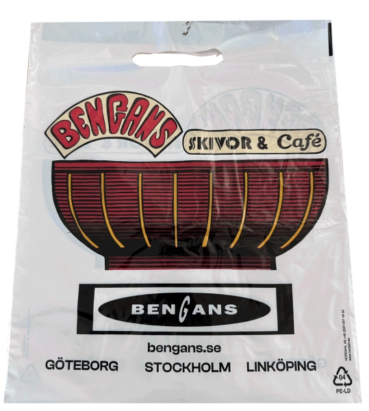 Bengans Plastpåse - Bengans Plastpåse Baldakin i gruppen MERCH hos Bengans Skivbutik AB (5635169)