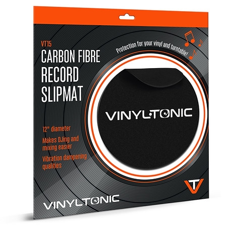 Vinyl Tonic - Carbon Fibre Record Slipmat i gruppen VI TIPSAR / Vinyltonic hos Bengans Skivbutik AB (5635816)