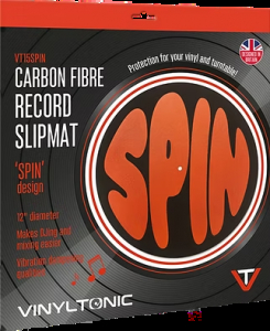 Vinyl Tonic - Spin Carbon Fibre Slipmat i gruppen VI TIPSAR / Vinyltonic hos Bengans Skivbutik AB (5635818)