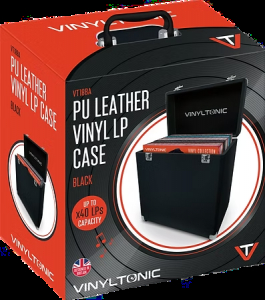 Vinyl Tonic - Pu Leather Lp Case Black i gruppen VI TIPSAR / Vinyltonic hos Bengans Skivbutik AB (5635821)