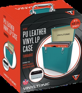 Vinyl Tonic - Pu Leather Lp Case Turquoise Incl Cloth & Brush Set i gruppen VI TIPSAR / Vinyltonic hos Bengans Skivbutik AB (5635823)