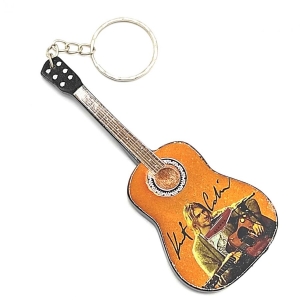 Nirvana - Nyckelring Kurt Cobain (Trä) i gruppen MERCHANDISE / Accessoarer / Pop-Rock hos Bengans Skivbutik AB (5635889)