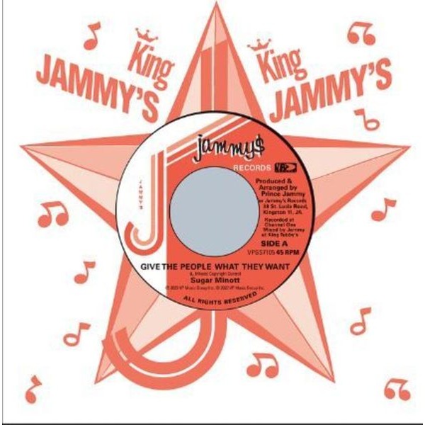 Sugar Minott & Prince Jammy - Give The People / Brothers Of Blade i gruppen VINYL / Reggae hos Bengans Skivbutik AB (5635969)