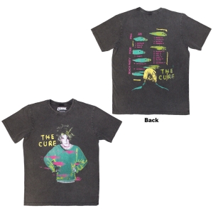The Cure - Beach Party Tour 86 Stone Wash Uni Char T-Shirt i gruppen MERCHANDISE / T-shirt / Pop-Rock hos Bengans Skivbutik AB (5637611r)