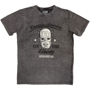 Marvel - Captain America Est. 1941 Stone Wash Uni Char T-Shirt i gruppen MERCHANDISE / T-shirt / Film-Musikal hos Bengans Skivbutik AB (5637622r)