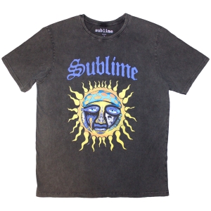 Sublime - Sun Logo Stone Wash Uni Char T-Shirt i gruppen MERCHANDISE / T-shirt / Punk hos Bengans Skivbutik AB (5637637r)