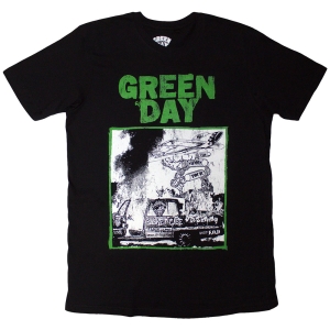 Green Day - Riot Trio Uni Bl T-Shirt i gruppen MERCHANDISE / T-shirt / Punk hos Bengans Skivbutik AB (5637701r)