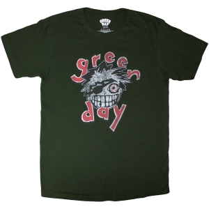 Green Day - Eye Patch Uni Green T-Shirt i gruppen MERCHANDISE / T-shirt / Punk hos Bengans Skivbutik AB (5637702r)