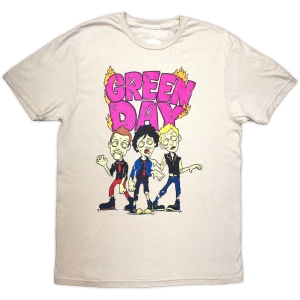 Green Day - Walking Zombies Uni Sand T-Shirt i gruppen MERCHANDISE / T-shirt / Punk hos Bengans Skivbutik AB (5637703r)