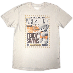 Teddy Swims - Wrestling Uni Sand T-Shirt i gruppen MERCHANDISE / T-shirt / RnB-Soul hos Bengans Skivbutik AB (5637710r)