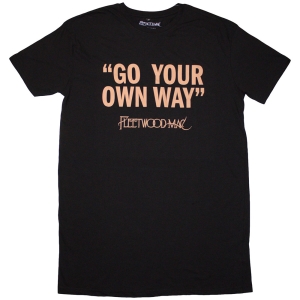 Fleetwood Mac - Go Your Own Way Lady Bl T-Shirt Dress i gruppen MERCHANDISE / T-shirt / Pop-Rock hos Bengans Skivbutik AB (5637947r)