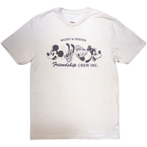 Disney - Mm Friendship Crew Inc Uni Natrl T-Shirt i gruppen MERCHANDISE / T-shirt / Film-Musikal hos Bengans Skivbutik AB (5637952r)