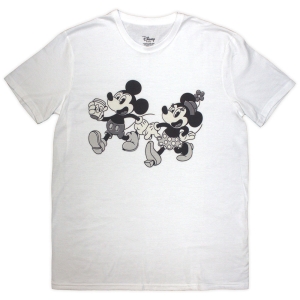 Disney - Mickey & Minnie Uni Wht T-Shirt i gruppen MERCHANDISE / T-shirt / Film-Musikal hos Bengans Skivbutik AB (5637953r)