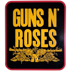 Guns N Roses - Stacked Black Magnet i gruppen MERCHANDISE / Magnet / Hårdrock hos Bengans Skivbutik AB (5638283)