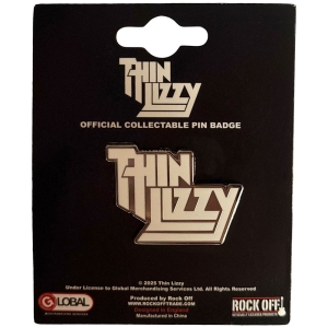 Thin Lizzy - Logo Pin Badge i gruppen MERCHANDISE / Pin-Button Badge / Hårdrock hos Bengans Skivbutik AB (5638425)