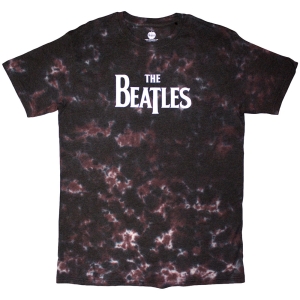 Beatles - Drop T Logo Uni Brown Dip-Dye T-Shirt i gruppen MERCHANDISE / T-shirt / Pop-Rock hos Bengans Skivbutik AB (5638734r)