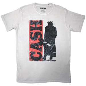 Johnny Cash - Bold Silhouette Uni Natrl T-Shirt i gruppen MERCHANDISE / T-shirt / Country hos Bengans Skivbutik AB (5638759r)