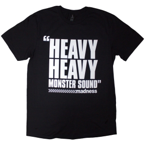 Madness - Heavy Heavy Uni Bl T-Shirt i gruppen MERCHANDISE / T-shirt / Pop-Rock hos Bengans Skivbutik AB (5638765r)