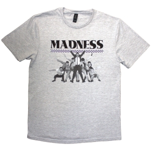 Madness - 7 Check Uni Grey T-Shirt i gruppen MERCHANDISE / T-shirt / Pop-Rock hos Bengans Skivbutik AB (5638767r)