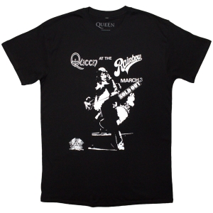 Queen - Live Rainbow Uni Bl T-Shirt i gruppen MERCHANDISE / T-shirt / Pop-Rock hos Bengans Skivbutik AB (5638789r)