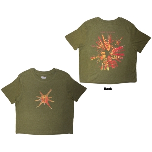 Slipknot - Tesf Band Figures Lady Green Crop Top i gruppen MERCHANDISE / T-shirt / Hårdrock hos Bengans Skivbutik AB (5638795r)