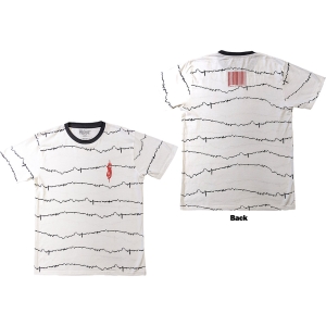 Slipknot - Tesf Tribal-S & Barcode Ringer Uni Wht T-Shirt i gruppen MERCHANDISE / T-shirt / Hårdrock hos Bengans Skivbutik AB (5638796r)