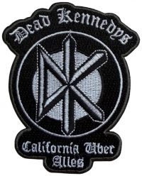 Dead Kennedys - Patch California Uber Alles B&W (8, i gruppen MERCHANDISE / Tygmärke / Pop-Rock hos Bengans Skivbutik AB (5639246)