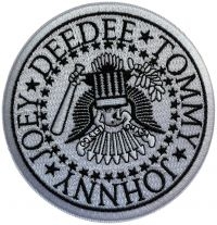 Ramones - Patch Presidential Seal Wht (10,2 C i gruppen MERCHANDISE / Tygmärke / Pop-Rock hos Bengans Skivbutik AB (5639250)