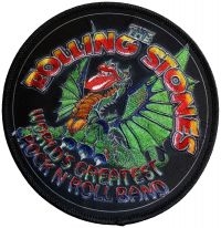 Rolling Stones - Patch Dragon Circle (10,2 Cm) i gruppen MERCHANDISE / Tygmärke / Pop-Rock hos Bengans Skivbutik AB (5639252)