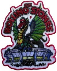 Rolling Stones - Patch Dragon Cut Out (9,9 X 8,3 Cm) i gruppen MERCHANDISE / Tygmärke / Pop-Rock hos Bengans Skivbutik AB (5639254)