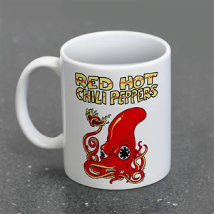 Red Hot Chili Peppers - Squid White Pod Mug i gruppen MERCHANDISE / Mugg / Pop-Rock hos Bengans Skivbutik AB (5639321)