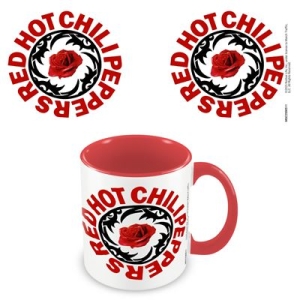 Red Hot Chili Peppers - Logo Stamp Red Coloured Inner Pod Mug i gruppen MERCHANDISE / Mugg / Pop-Rock hos Bengans Skivbutik AB (5639337)