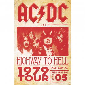 Ac/Dc - Concert 1979 91,5 X 61 Cm i gruppen ÖVRIGT / BW-Poster hos Bengans Skivbutik AB (5640249)