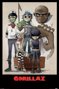 Gorillaz  - Family 91,5 X 61 Cm i gruppen ÖVRIGT / BW-Poster hos Bengans Skivbutik AB (5640251)