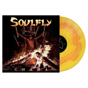 Soulfly - Chama (Yellow/Orange Corona Vinyl LP) i gruppen VI TIPSAR / Fredagsreleaser / 2025-10-24 hos Bengans Skivbutik AB (5640957)