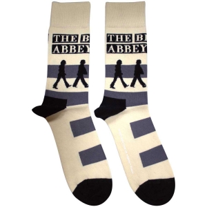 Beatles  - Abbey Road Crossing Uni Natrl Socks (Eu 36-40) i gruppen MERCHANDISE /  /  hos Bengans Skivbutik AB (5641745)