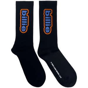 Billie Eilish - Outline Logo Uni Bl Socks (Eu 36-40) i gruppen MERCHANDISE / Strumpor / Pop-Rock hos Bengans Skivbutik AB (5641761)