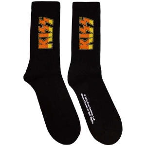 Kiss - Classic Logo Uni Bl Socks (Eu 36-40) i gruppen MERCHANDISE / Strumpor / Hårdrock hos Bengans Skivbutik AB (5641784)
