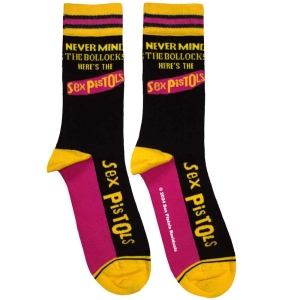 Sex Pistols - Nmtb Stripes Uni Bl Socks (Eu 36-40) i gruppen MERCHANDISE /  /  hos Bengans Skivbutik AB (5641825)