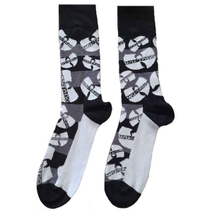 Wu Tang Clan - Logos Monochrome Uni Bl Socks (Eu 36-40) i gruppen MERCHANDISE /  /  hos Bengans Skivbutik AB (5641828)