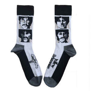 Beatles - Yellow Submarine Sea Of Science Faces Mono Uni Wht Socks (Eu 36-40) i gruppen MERCHANDISE /  /  hos Bengans Skivbutik AB (5641835)