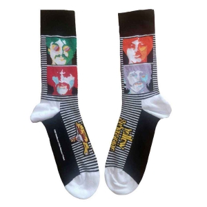 Beatles - Yellow Submarine Sea Of Science Faces Colour Uni Bl Socks (Eu 36-40) i gruppen MERCHANDISE /  /  hos Bengans Skivbutik AB (5641836)