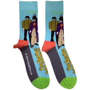 Beatles - Yellow Submarine Sub & Band Uni Lht Blue Socks (Eu 36-40) i gruppen MERCHANDISE /  /  hos Bengans Skivbutik AB (5641838)