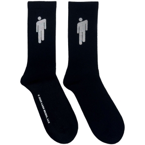 Billie Eilish - White Blohsh Uni Bl Socks (Eu 40-45) i gruppen MERCHANDISE / Strumpor / Pop-Rock hos Bengans Skivbutik AB (5641839)
